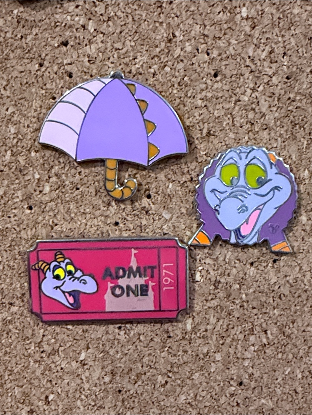 Disney Figment Pin Bundle